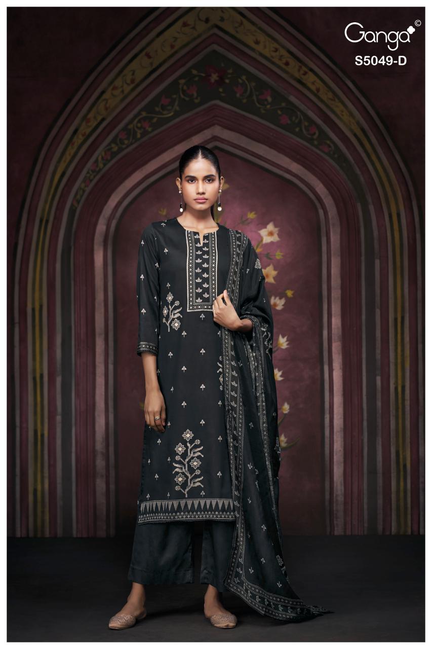 Ganga Jolie 5049 catalog wholesale market of salwar kameez in bangalore
