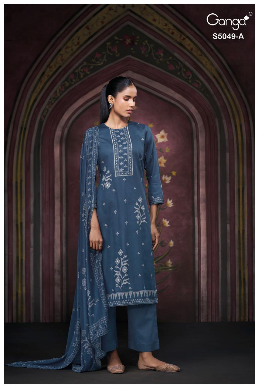 Ganga Jolie 5049 catalog wholesale market of salwar kameez in bangalore