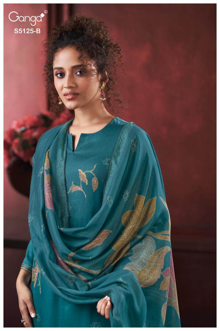 Ganga Karina 5125 catalog wholesale salwar kameez pakistan 