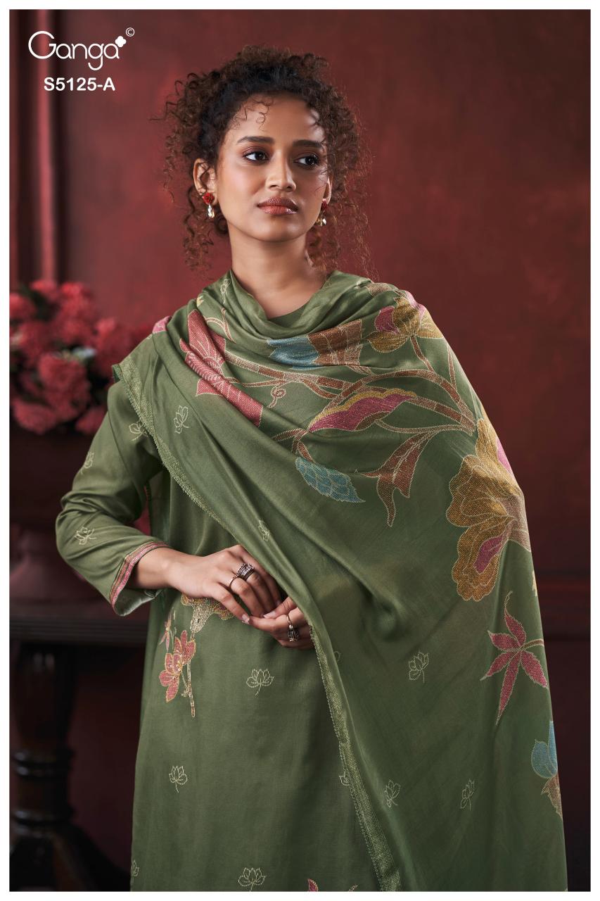 Ganga Karina 5125 catalog wholesale salwar kameez pakistan 