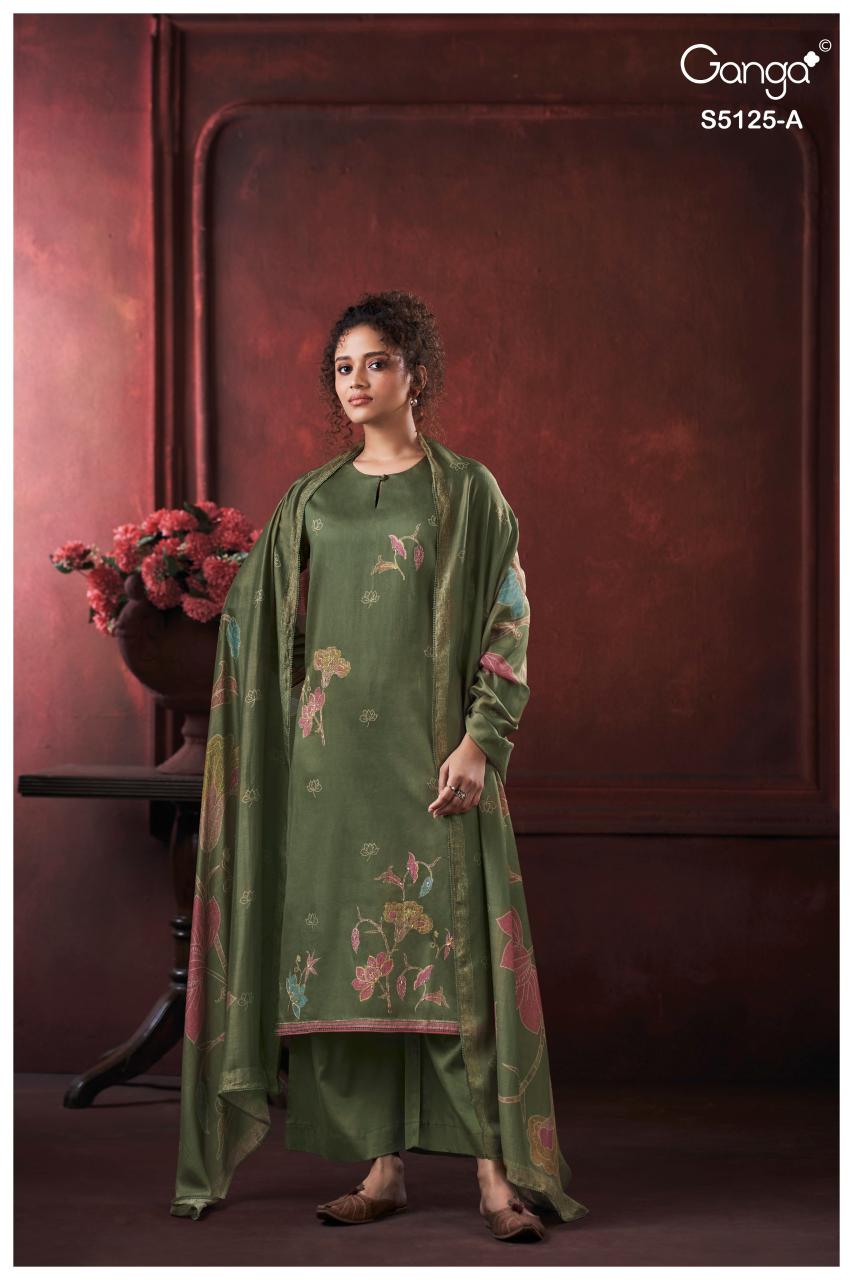 Ganga Karina 5125 catalog wholesale salwar kameez pakistan 
