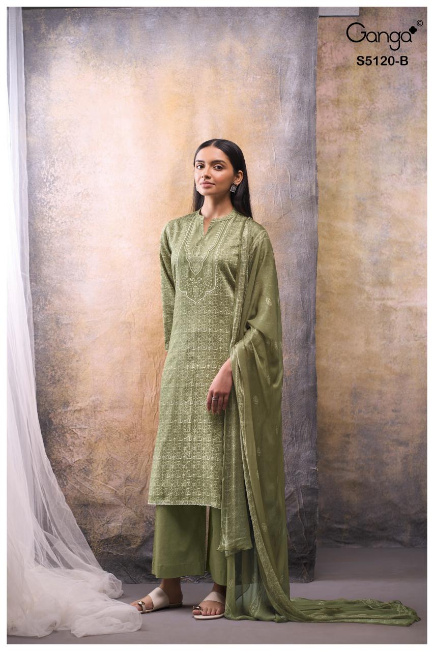 Ganga Karolina 5120 catalog party wear salwar kameez wholesale