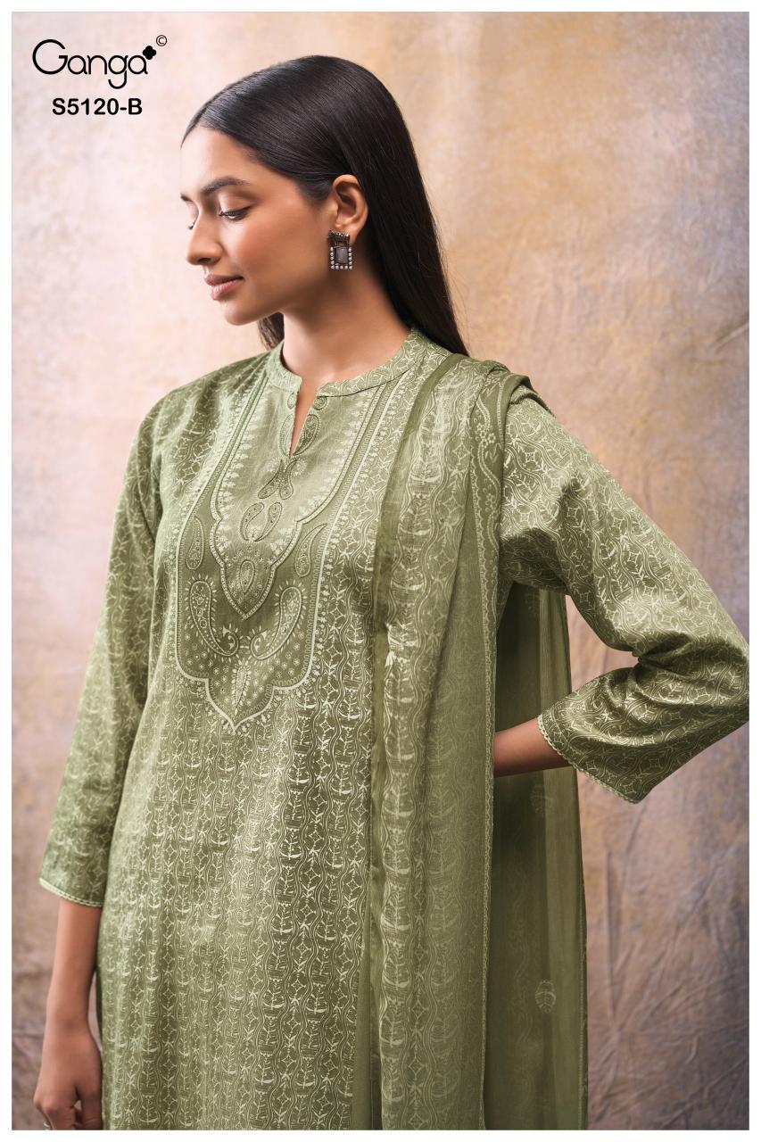 Ganga Karolina 5120 catalog party wear salwar kameez wholesale