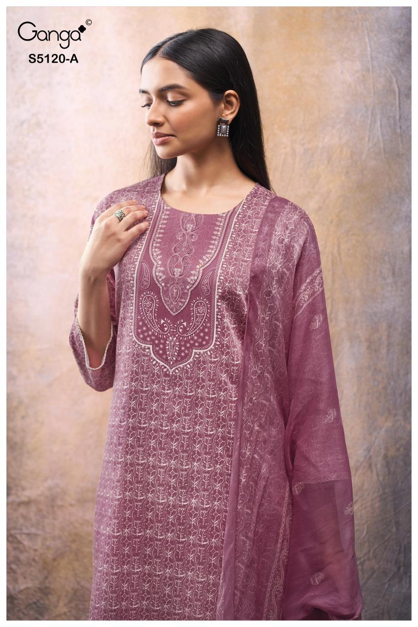 Ganga Karolina 5120 catalog party wear salwar kameez wholesale