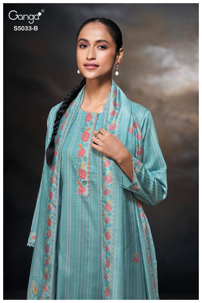 Ganga Kenzie 5033 catalog wholesale salwar kameez surat