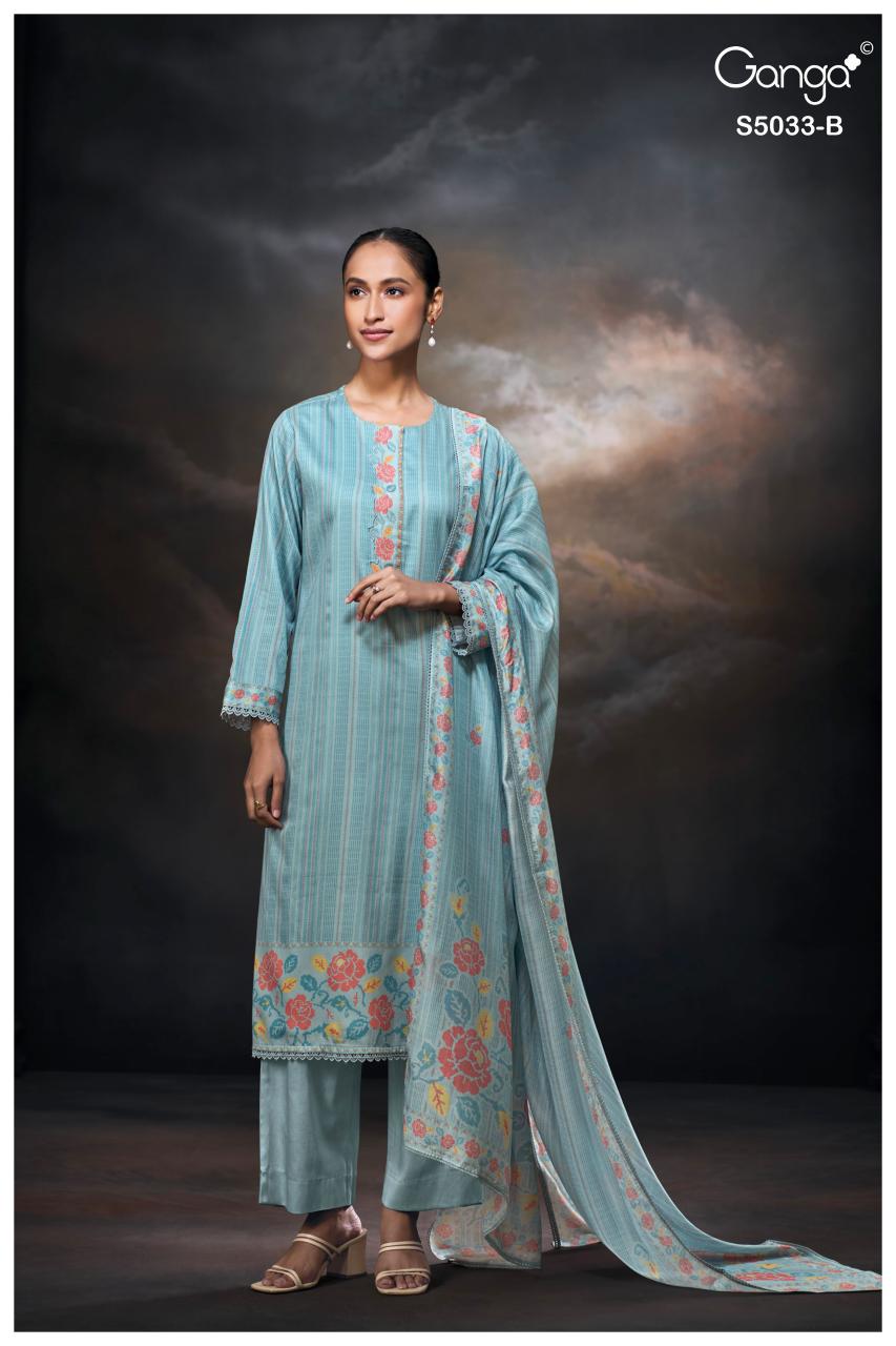 Ganga Kenzie 5033 catalog wholesale salwar kameez surat