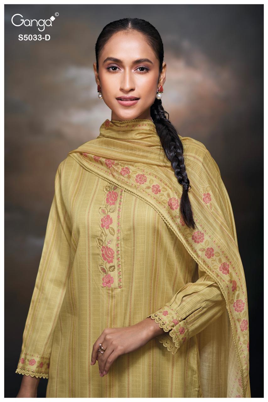 Ganga Kenzie 5033 catalog wholesale salwar kameez surat