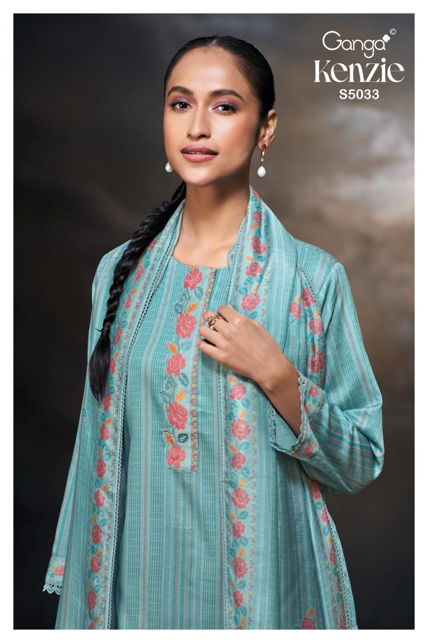 Ganga Kenzie 5033 catalog wholesale salwar kameez surat