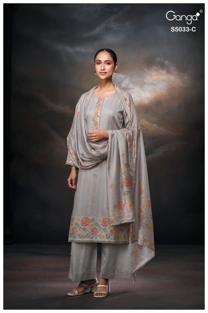 Ganga Kenzie 5033 catalog wholesale salwar kameez surat