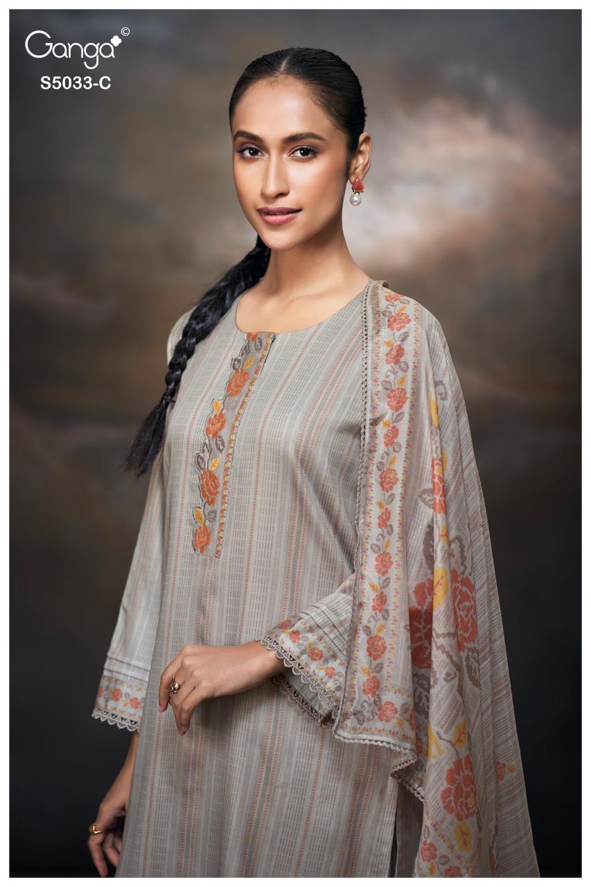 Ganga Kenzie 5033 catalog wholesale salwar kameez surat