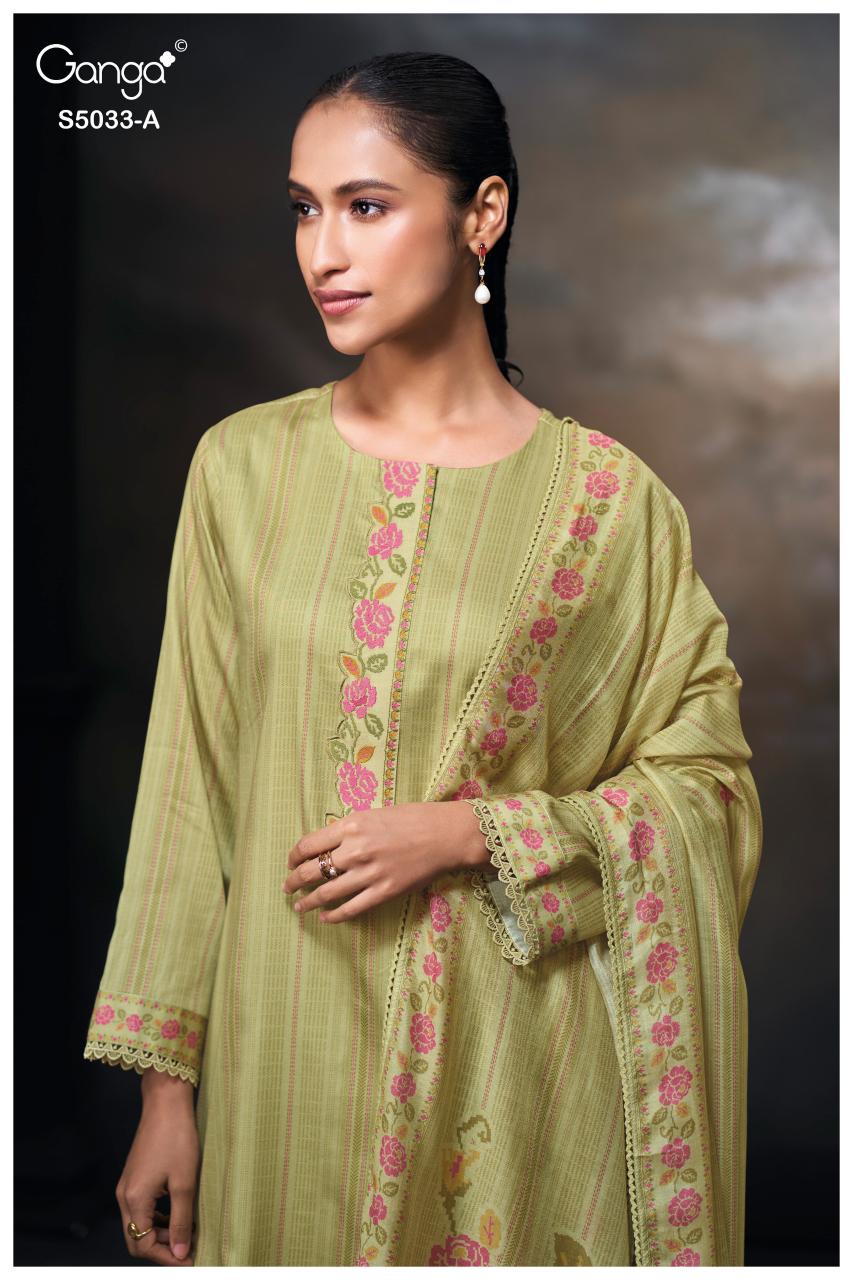 Ganga Kenzie 5033 catalog wholesale salwar kameez surat