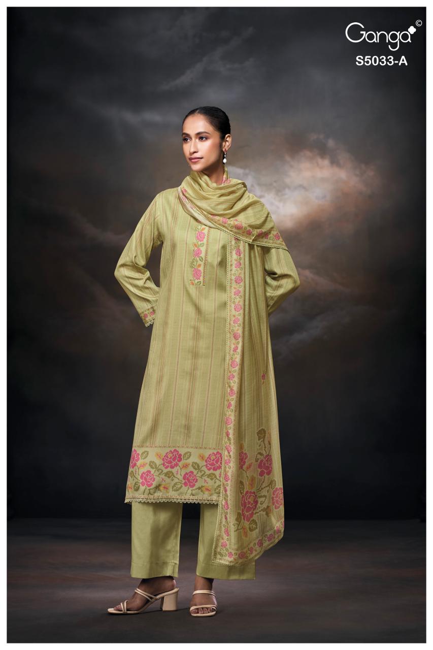 Ganga Kenzie 5033 catalog wholesale salwar kameez surat