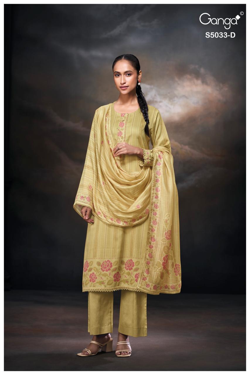 Ganga Kenzie 5033 catalog wholesale salwar kameez surat
