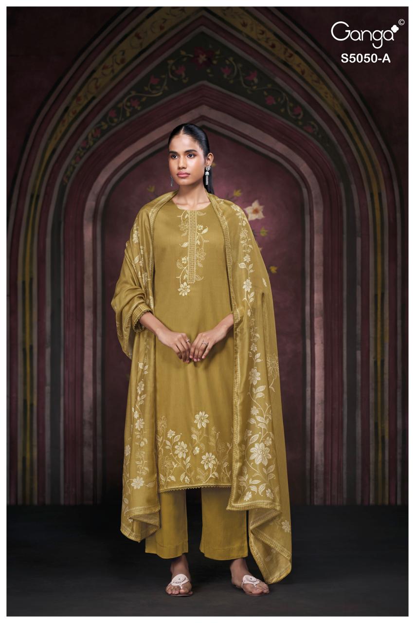 Ganga Keshvika 5050 catalog wholesale dealers of salwar kameez in bangalore