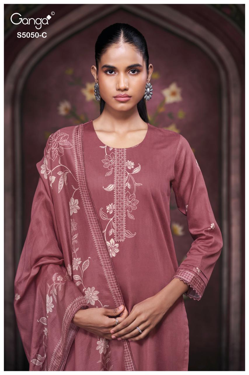 Ganga Keshvika 5050 catalog wholesale dealers of salwar kameez in bangalore