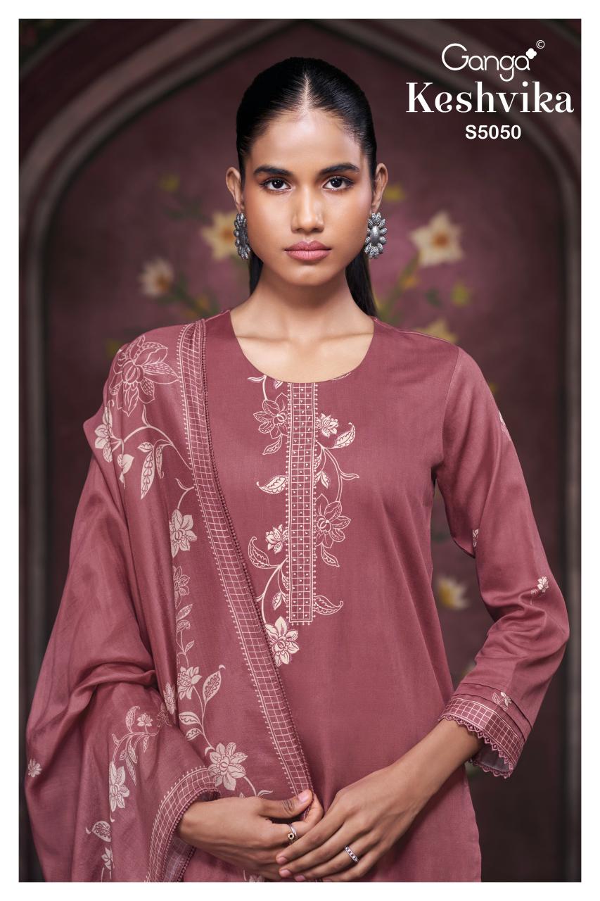 Ganga Keshvika 5050 catalog wholesale dealers of salwar kameez in bangalore