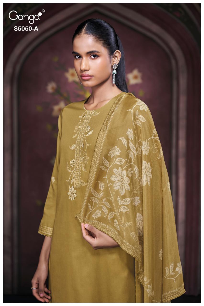 Ganga Keshvika 5050 catalog wholesale dealers of salwar kameez in bangalore