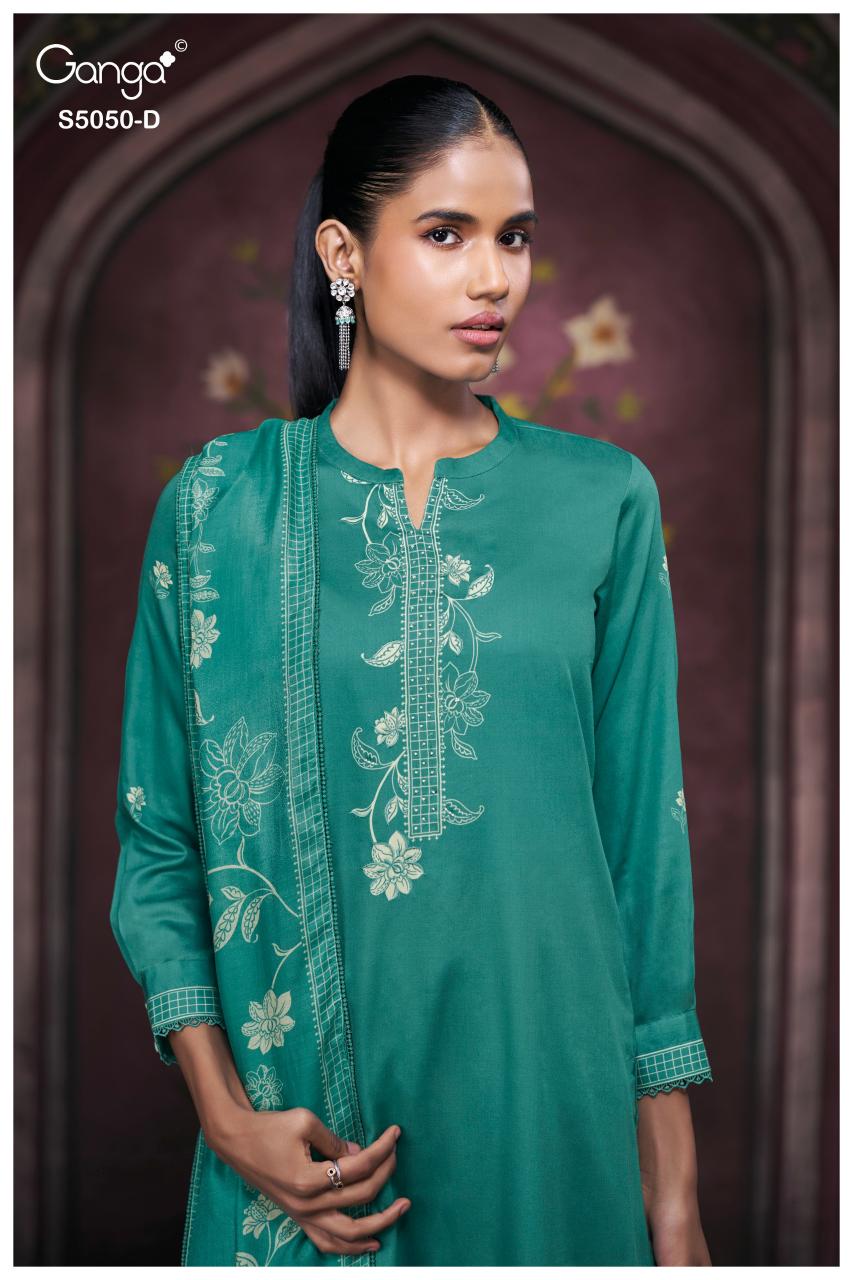 Ganga Keshvika 5050 catalog wholesale dealers of salwar kameez in bangalore