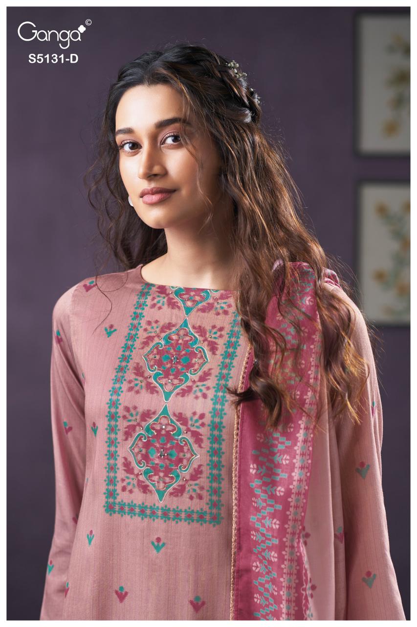 Ganga Krysten 5131 catalog mumbai wholesale salwar kameez