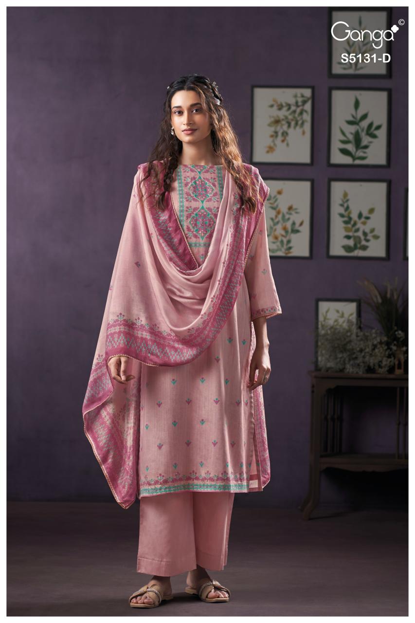 Ganga Krysten 5131 catalog mumbai wholesale salwar kameez