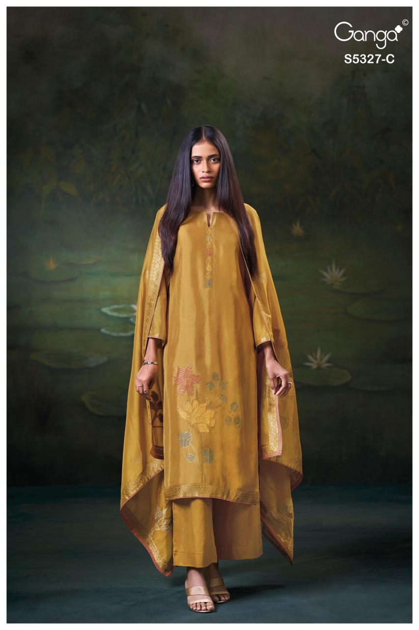 Ganga Kyoko 5327 catalog indian salwar kameez wholesale