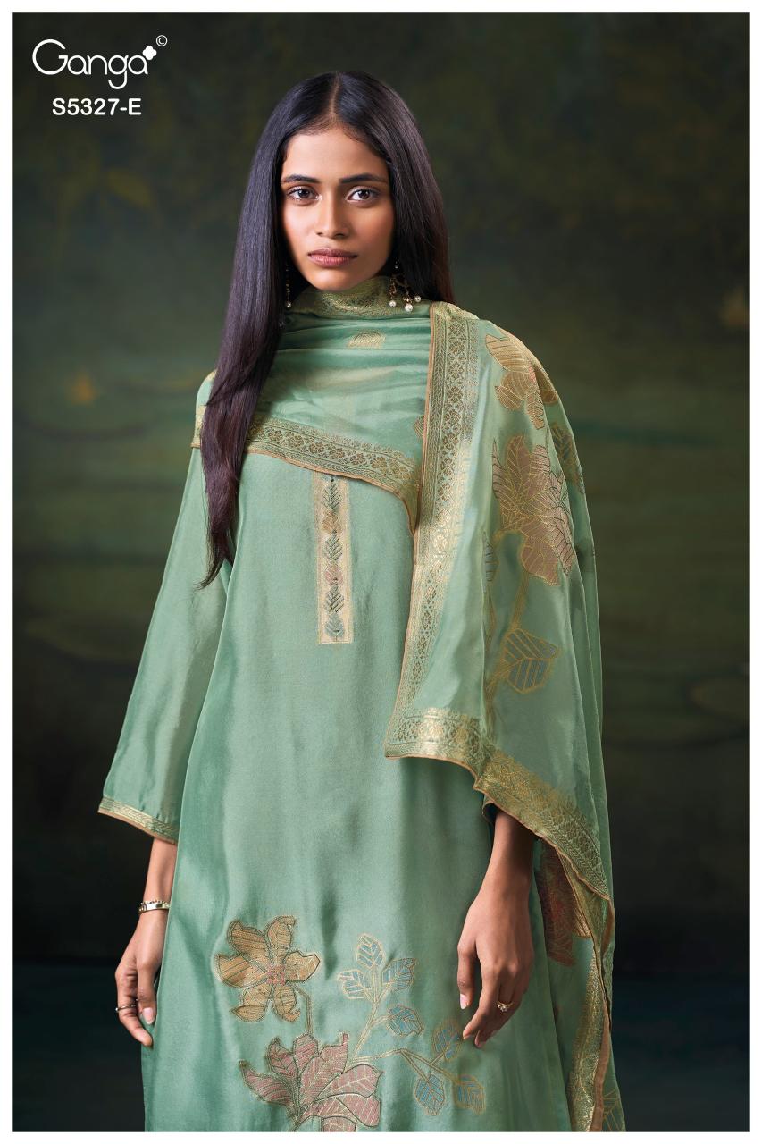 Ganga Kyoko 5327 catalog indian salwar kameez wholesale