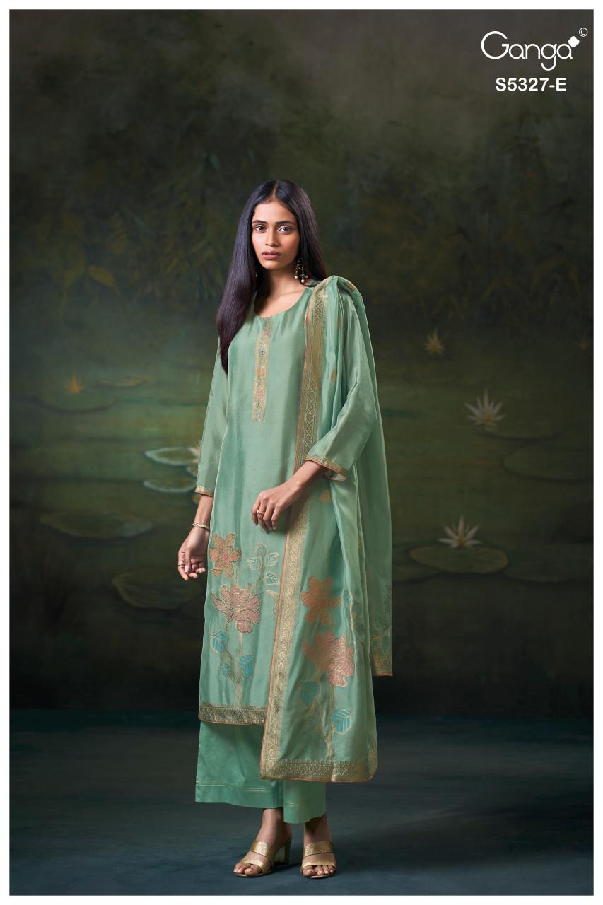 Ganga Kyoko 5327 catalog indian salwar kameez wholesale