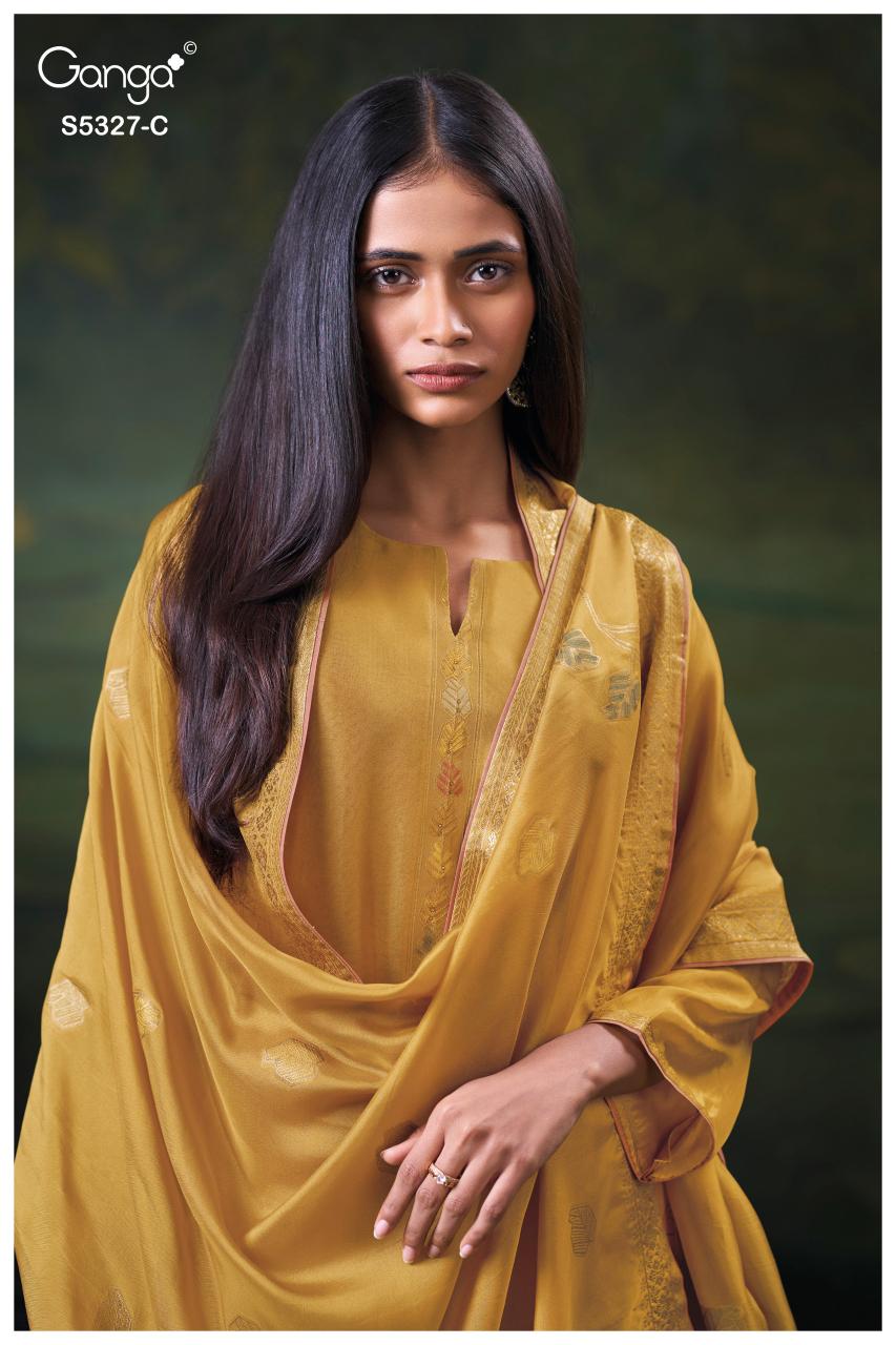 Ganga Kyoko 5327 catalog indian salwar kameez wholesale