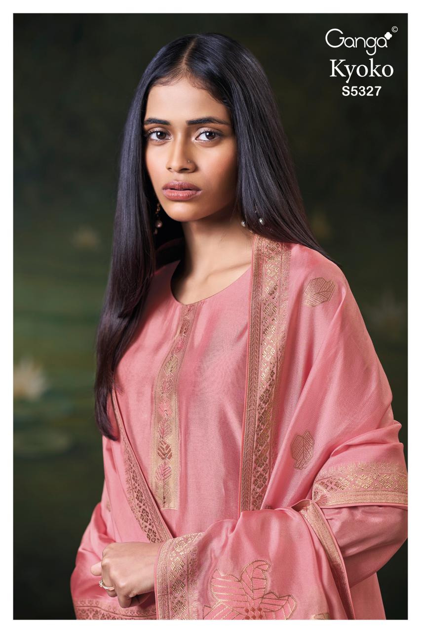 Ganga Kyoko 5327 catalog indian salwar kameez wholesale