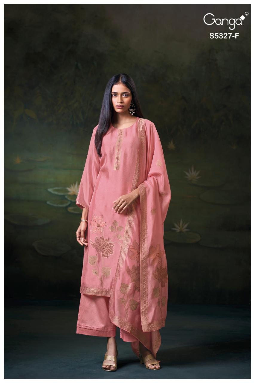 Ganga Kyoko 5327 catalog indian salwar kameez wholesale