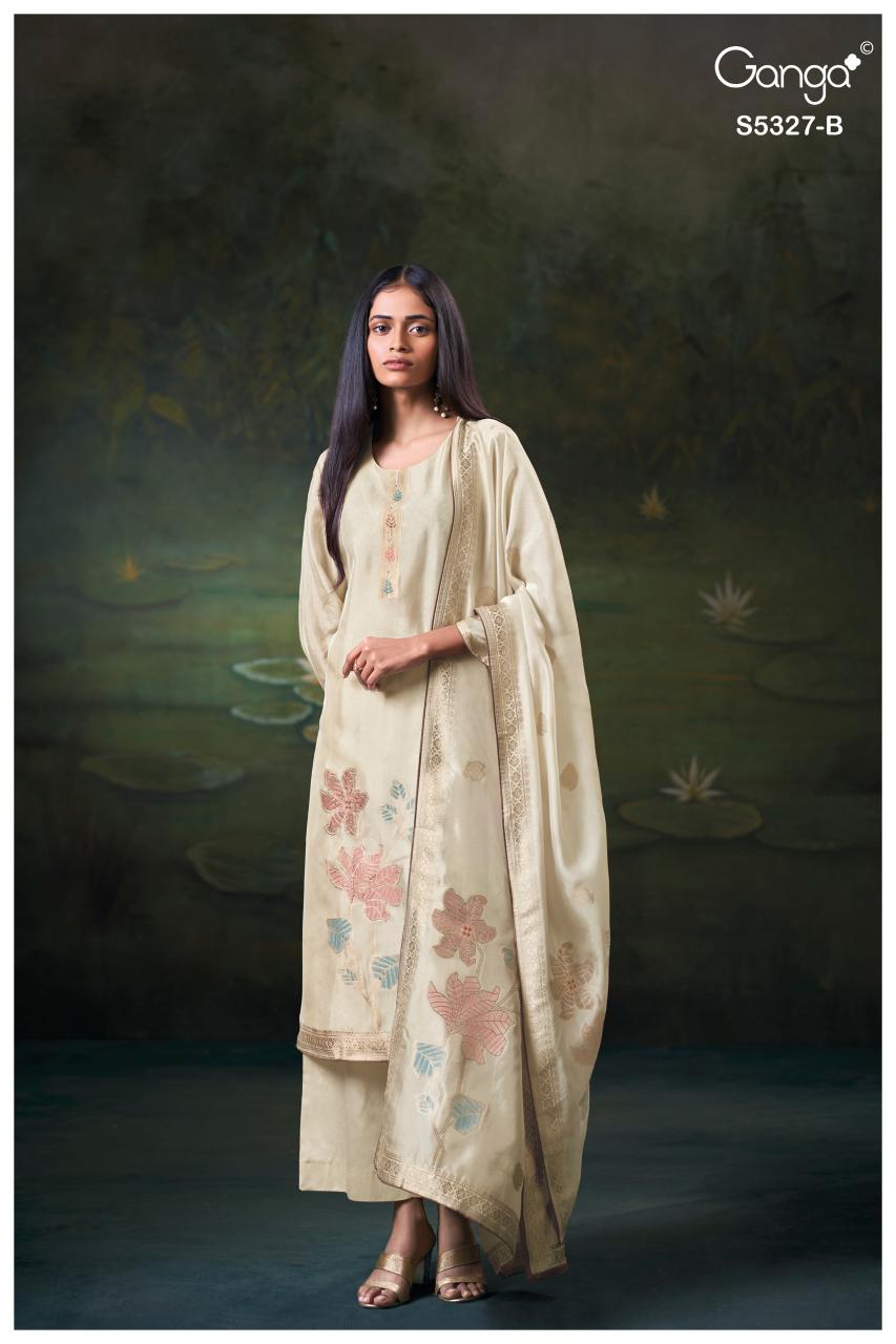 Ganga Kyoko 5327 catalog indian salwar kameez wholesale