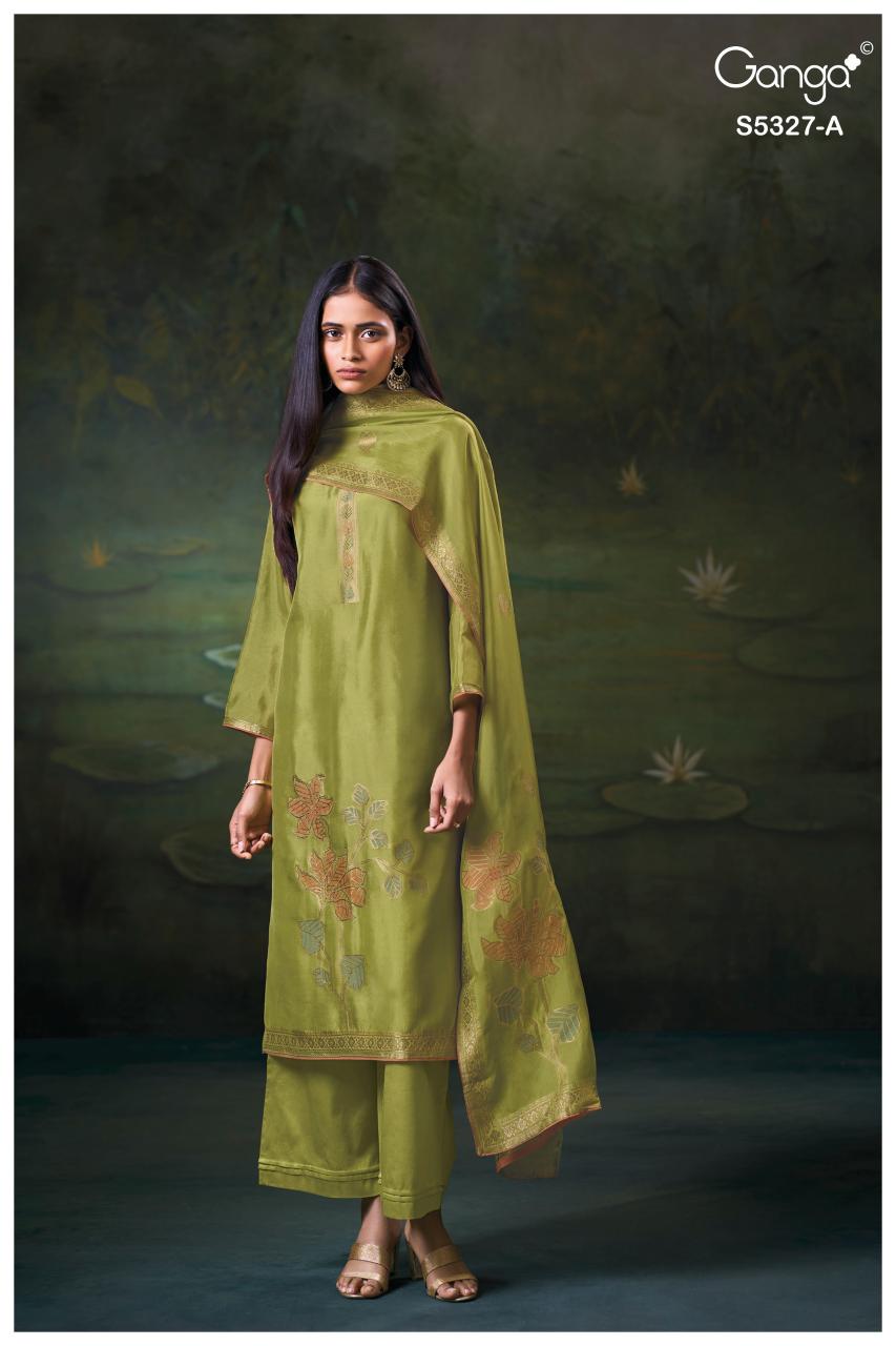 Ganga Kyoko 5327 catalog indian salwar kameez wholesale
