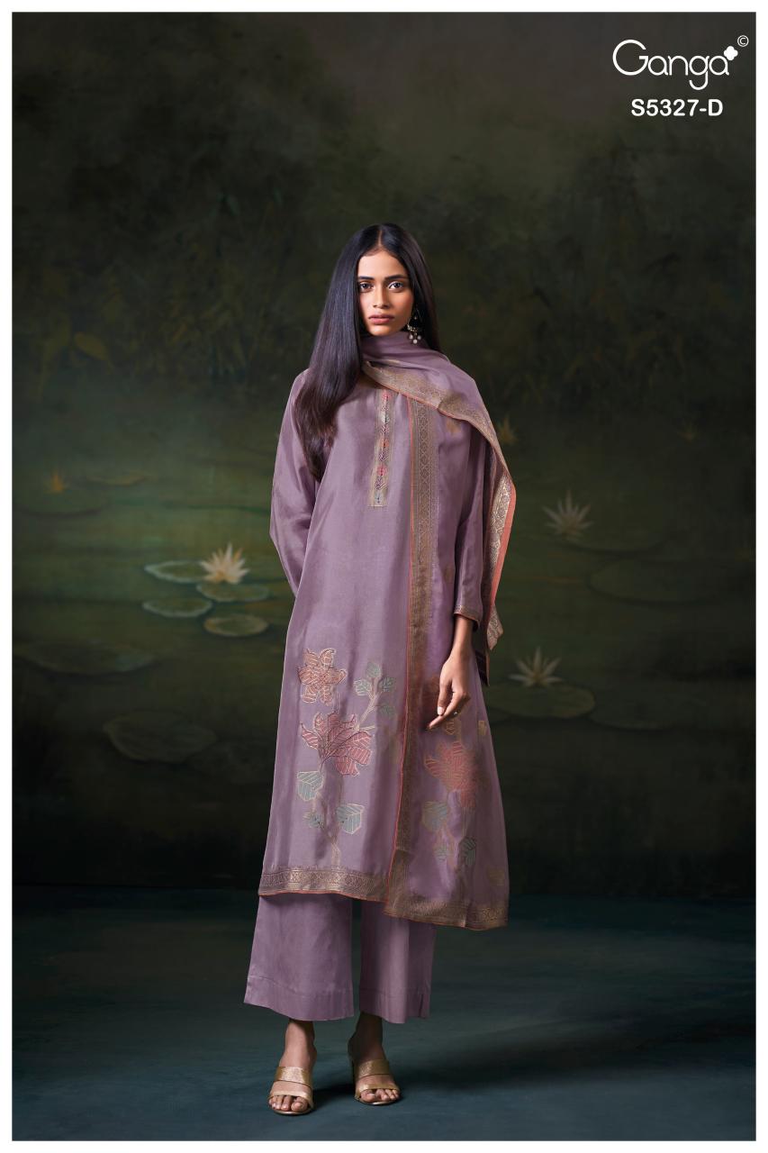 Ganga Kyoko 5327 catalog indian salwar kameez wholesale