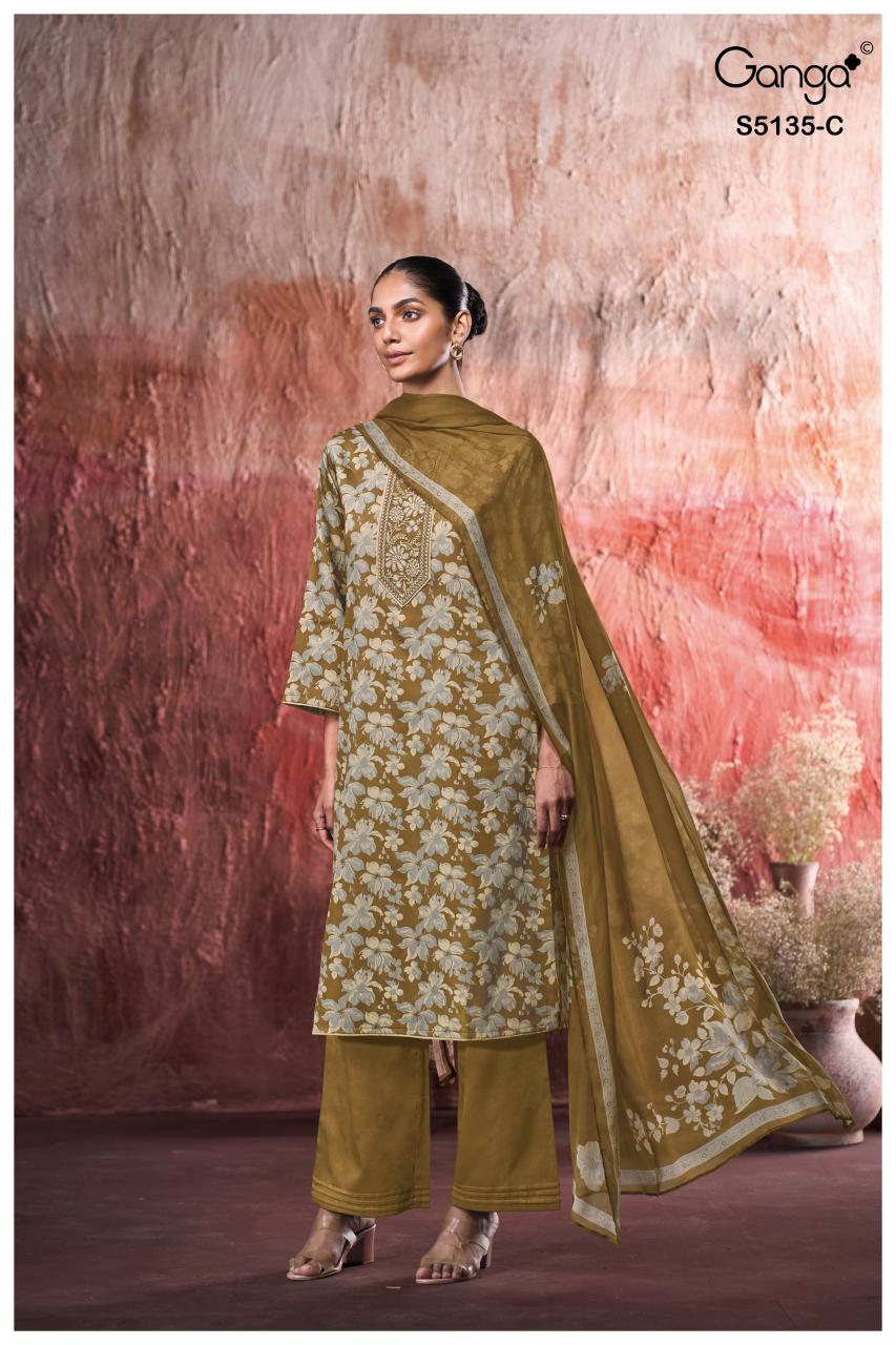 Ganga Masaba 5135 catalog salwar kameez wholesale market in kolkata