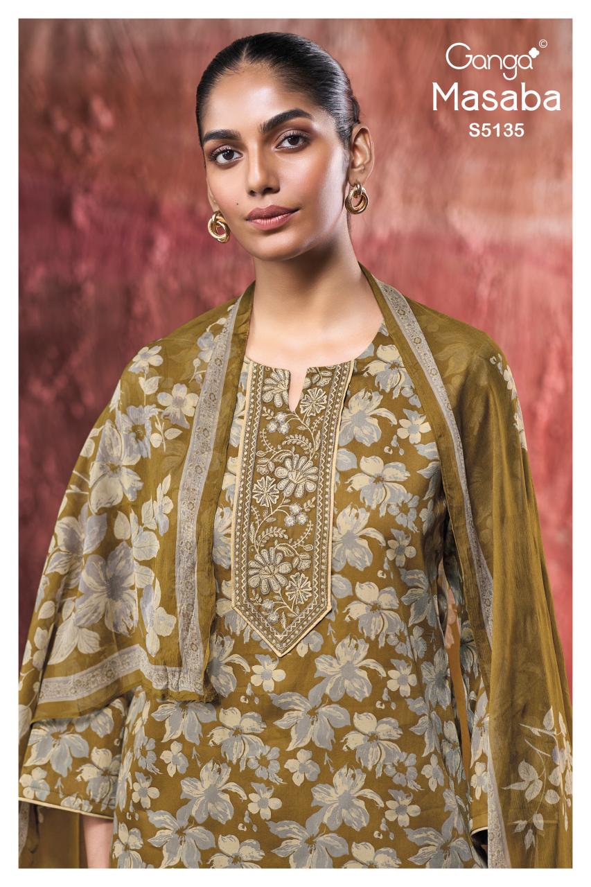 Ganga Masaba 5135 catalog salwar kameez wholesale market in kolkata