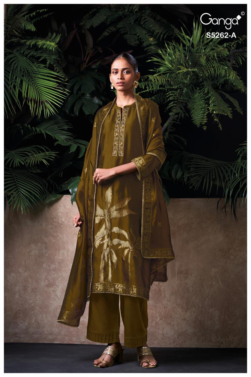 Ganga Myren 5262 catalog wholesale salwar kameez catalogue with price