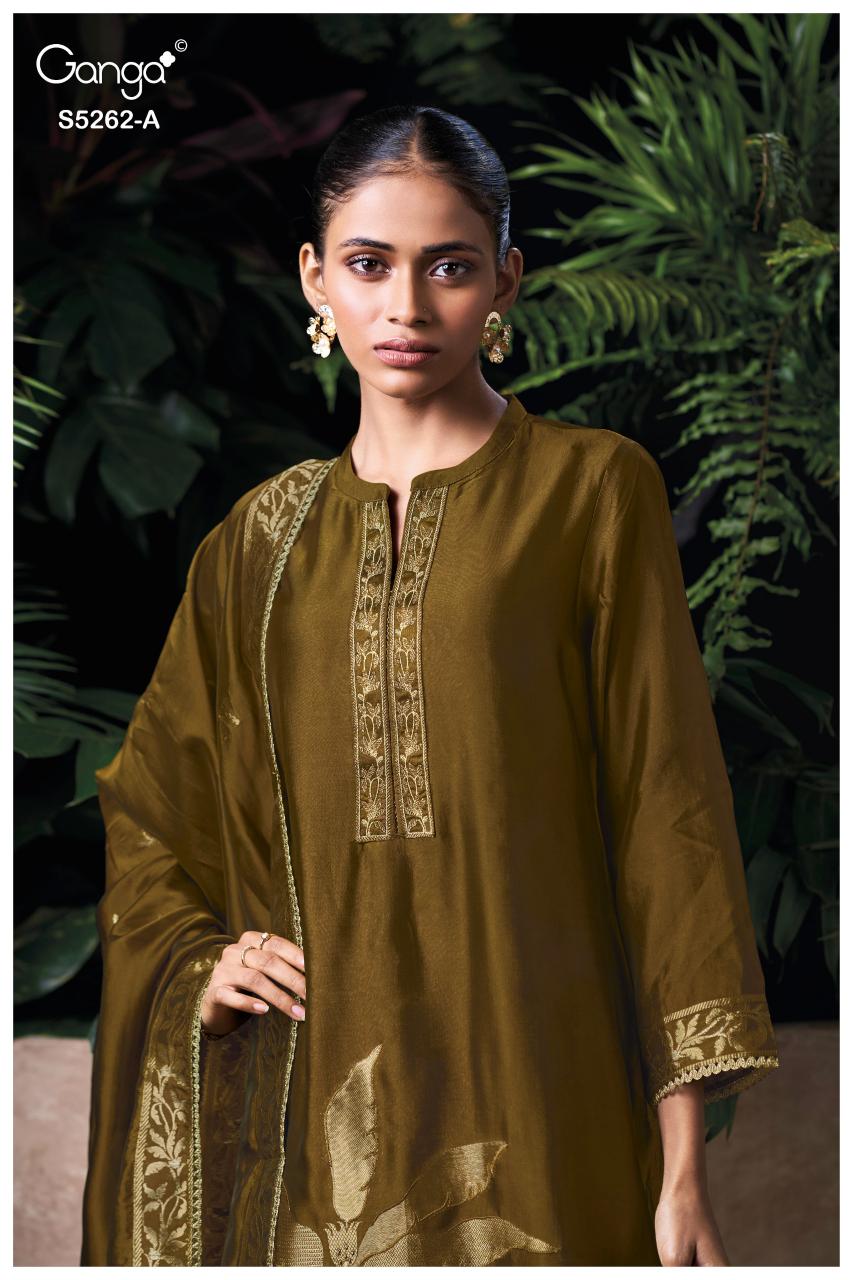 Ganga Myren 5262 catalog wholesale salwar kameez catalogue with price