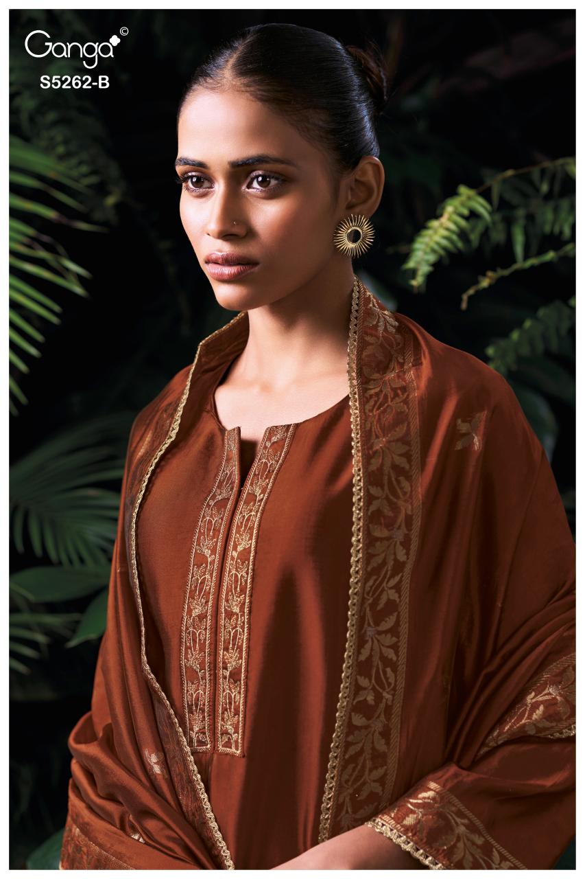 Ganga Myren 5262 catalog wholesale salwar kameez catalogue with price