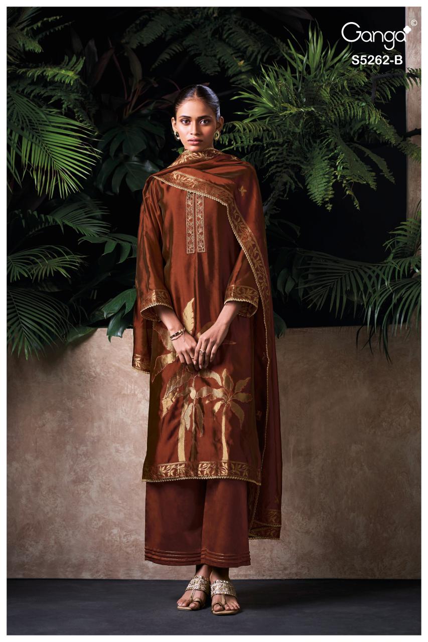Ganga Myren 5262 catalog wholesale salwar kameez catalogue with price