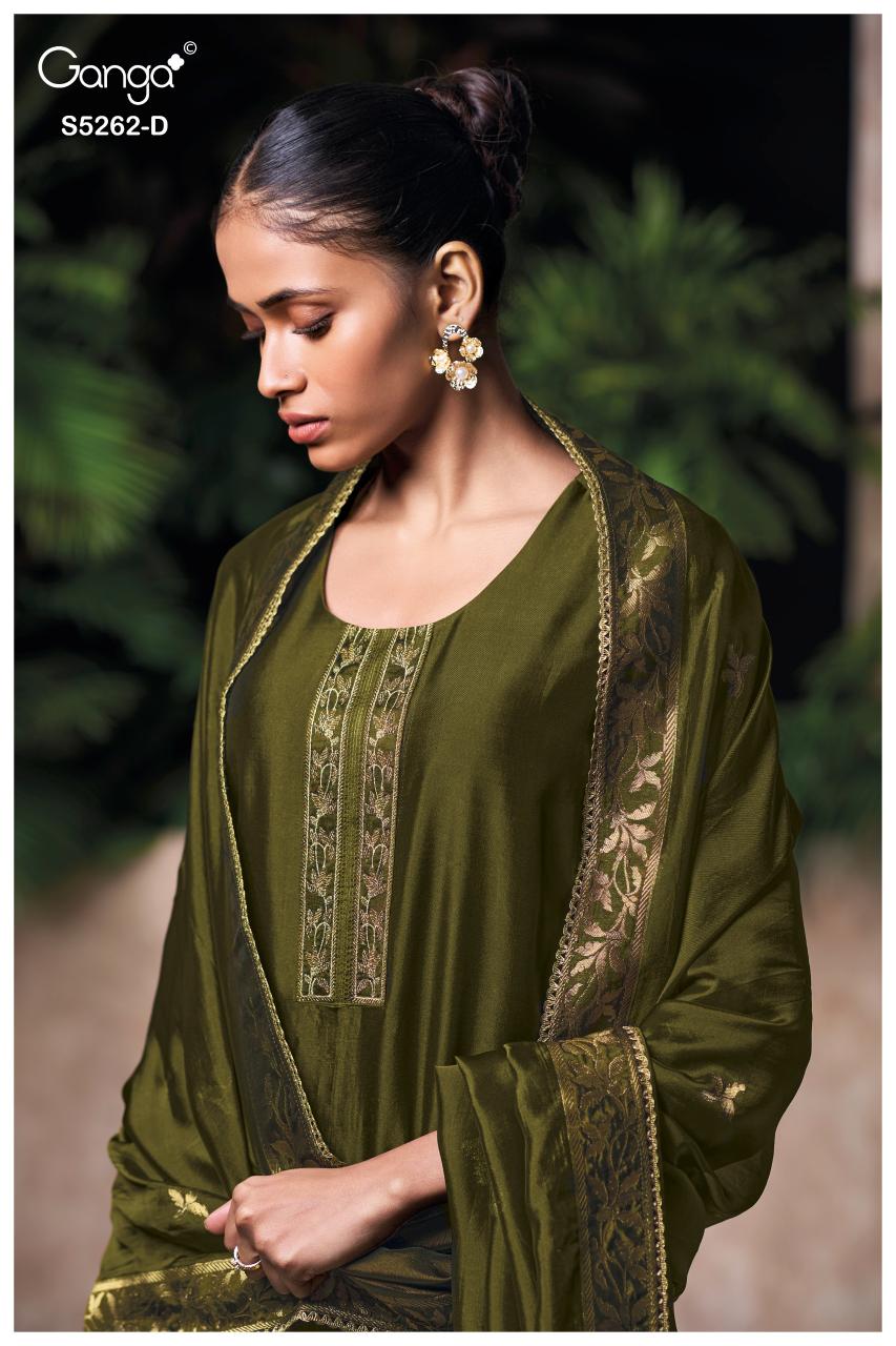 Ganga Myren 5262 catalog wholesale salwar kameez catalogue with price