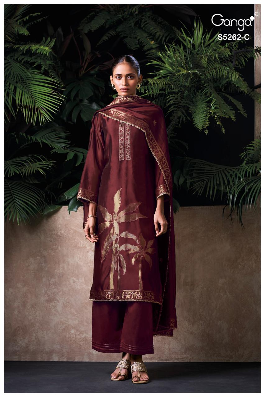Ganga Myren 5262 catalog wholesale salwar kameez catalogue with price
