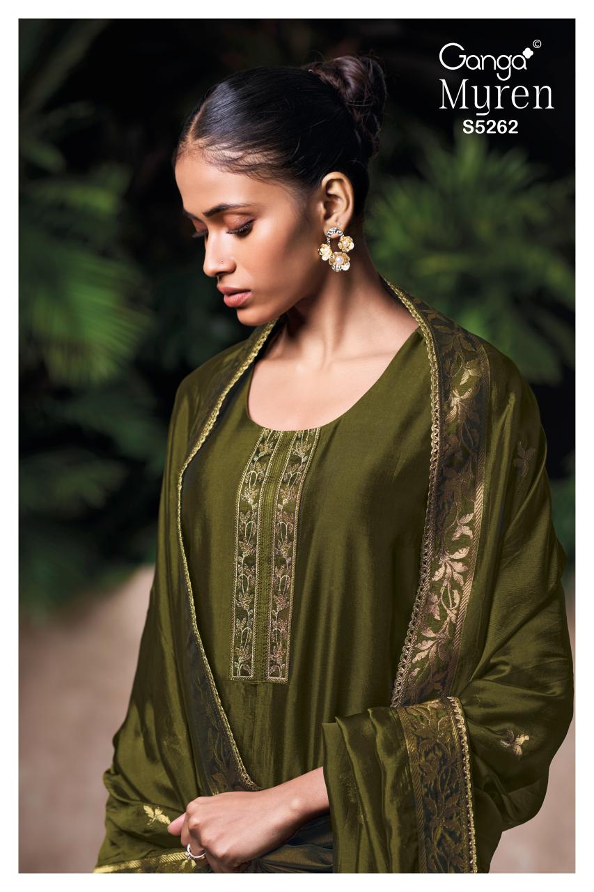 Ganga Myren 5262 catalog wholesale salwar kameez catalogue with price