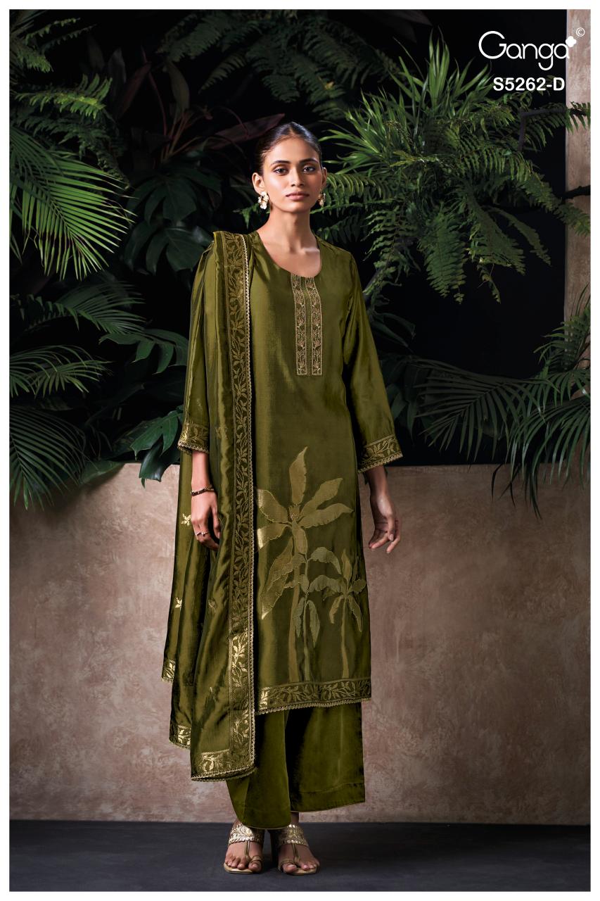 Ganga Myren 5262 catalog wholesale salwar kameez catalogue with price