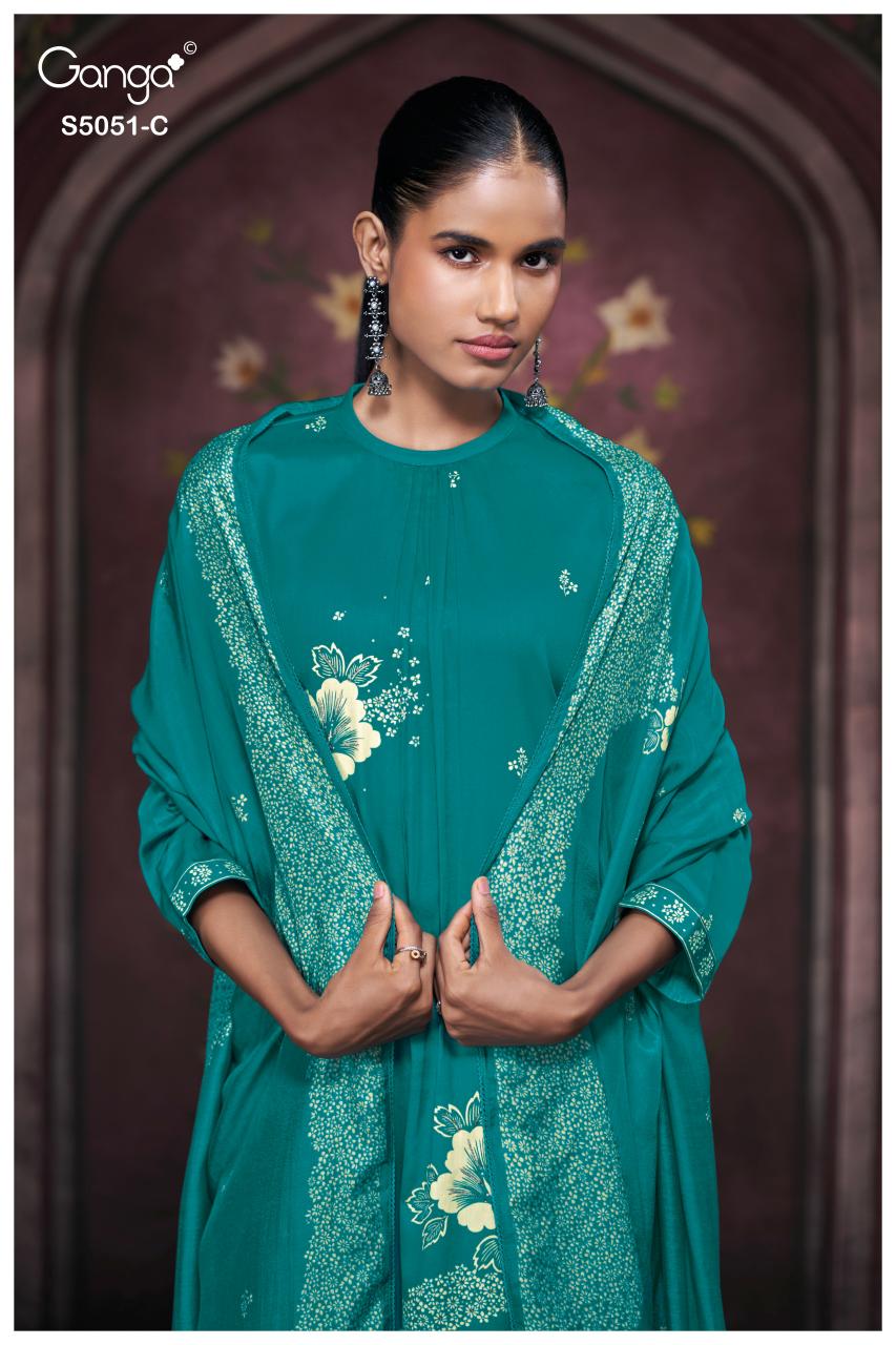 Ganga Mysha 5051 catalog wholesale stitched salwar kameez