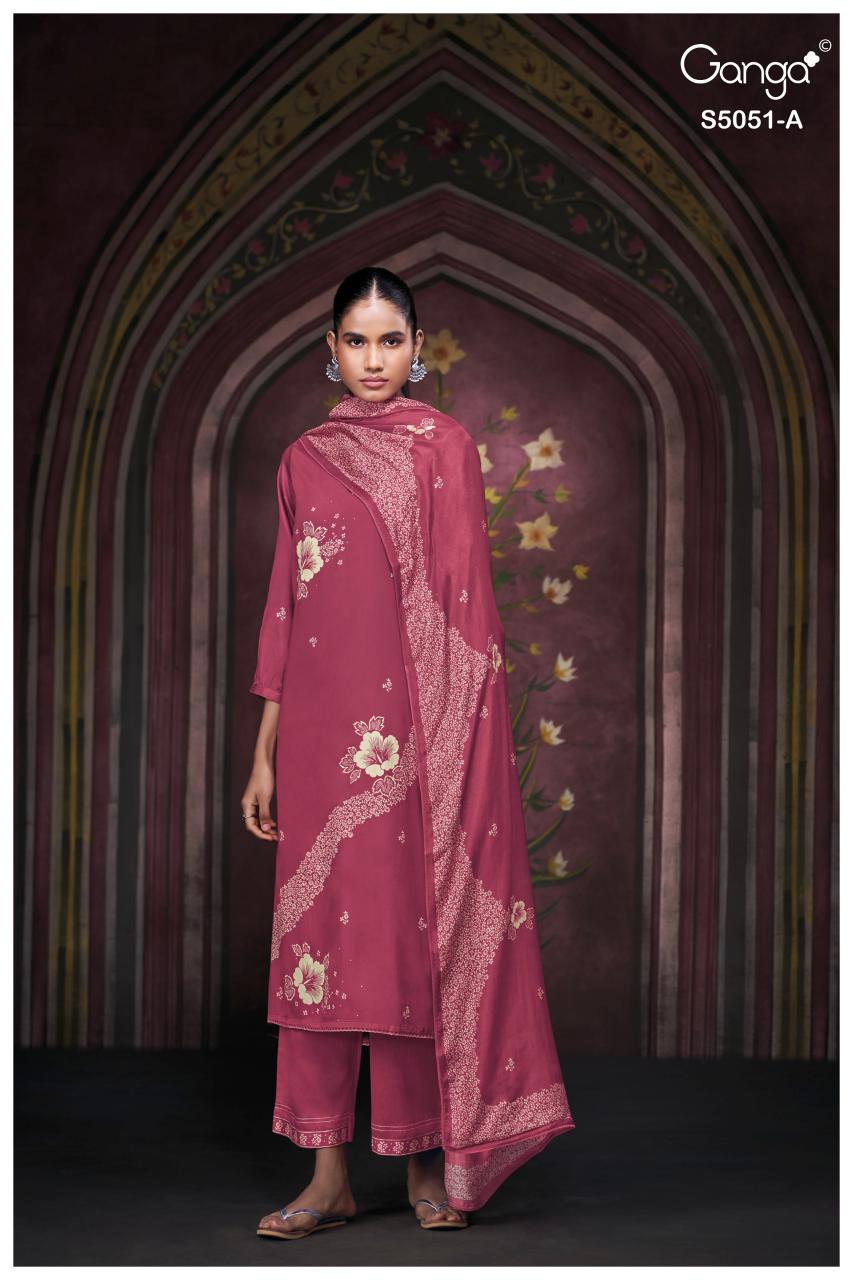 Ganga Mysha 5051 catalog wholesale stitched salwar kameez