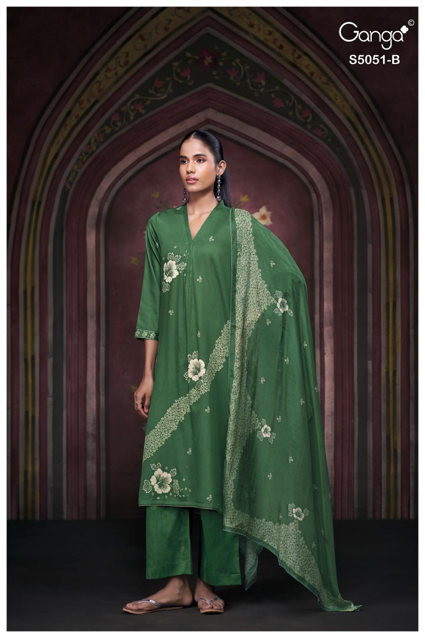 Ganga Mysha 5051 catalog wholesale stitched salwar kameez
