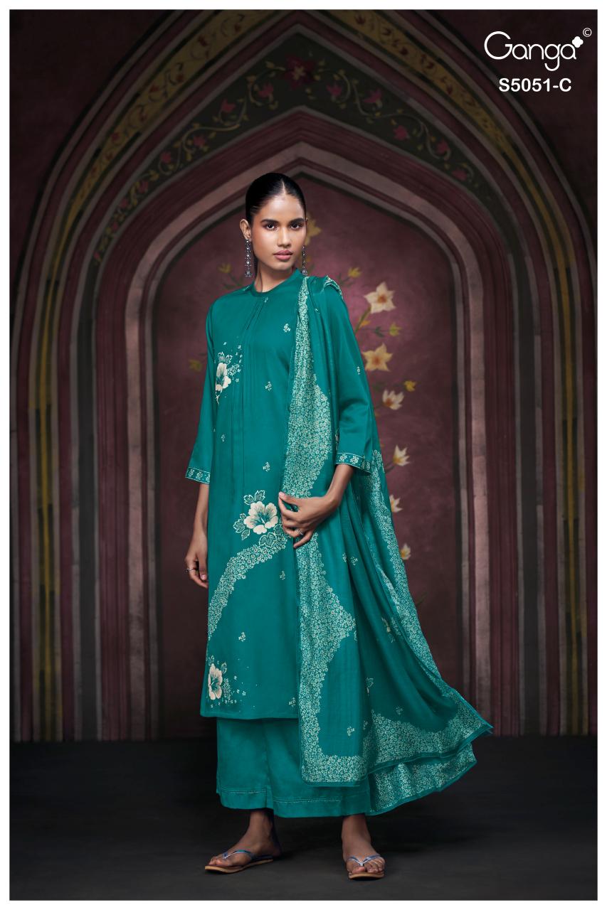 Ganga Mysha 5051 catalog wholesale stitched salwar kameez