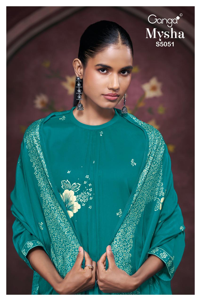 Ganga Mysha 5051 catalog wholesale stitched salwar kameez