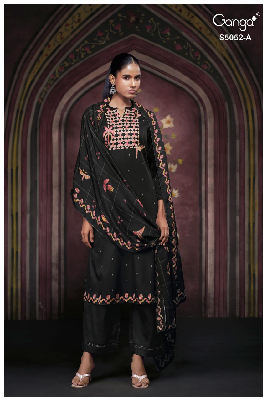Ganga Nyrisha 5052 catalog salwar kameez suppliers wholesale