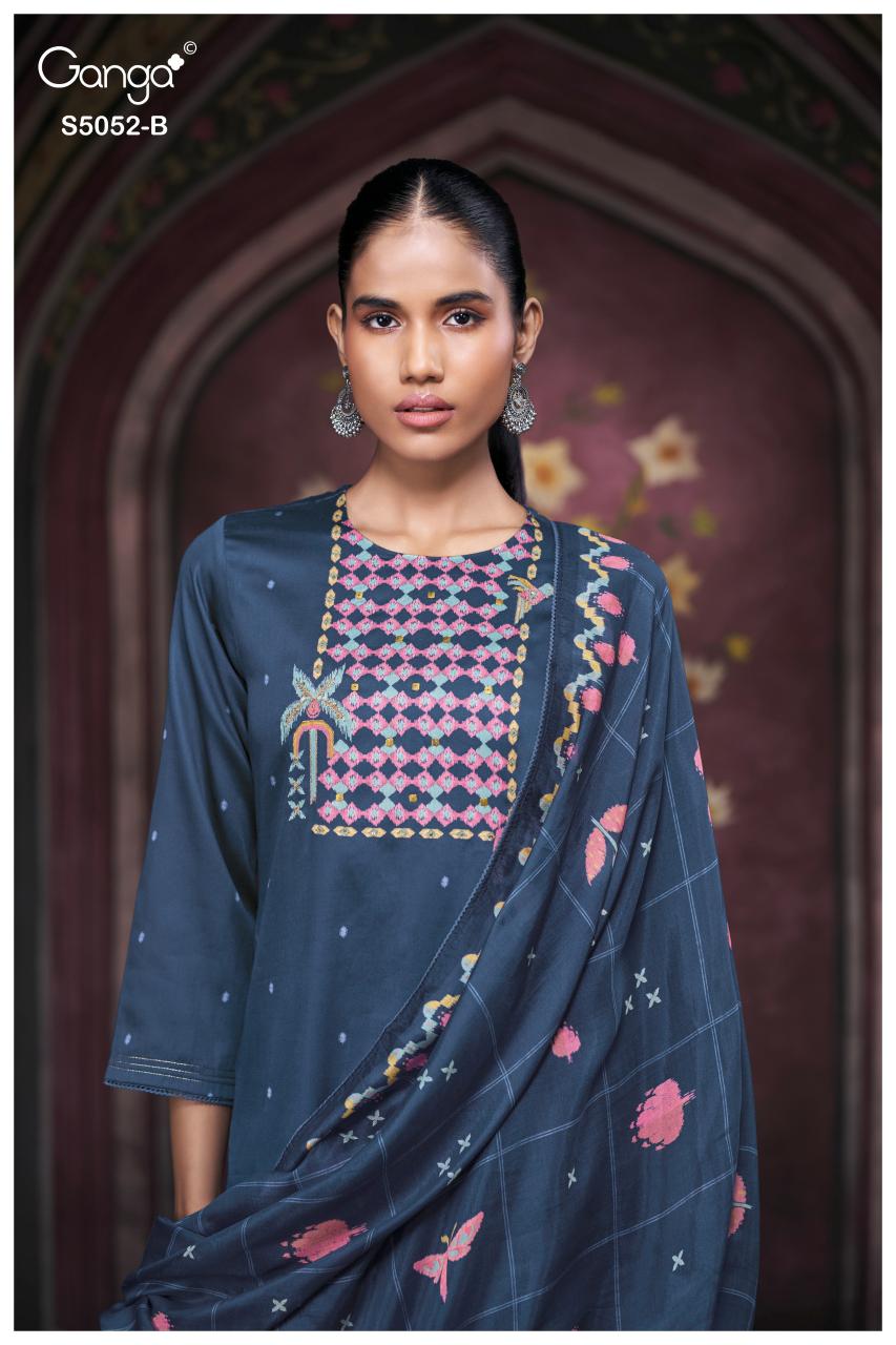 Ganga Nyrisha 5052 catalog salwar kameez suppliers wholesale